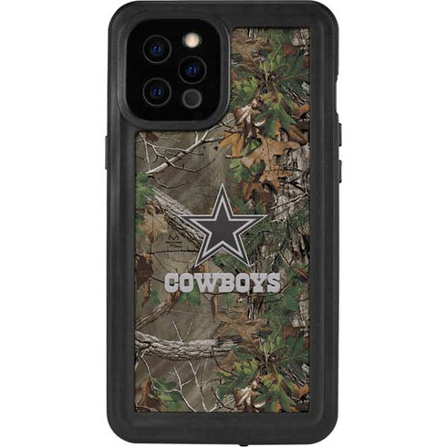 NFL Dallas Cowboys Realtree Xtra Green Camo iPhone 12 Pro Max Waterproof Case