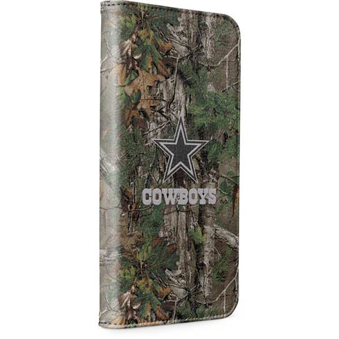 NFL Dallas Cowboys Realtree Xtra Green Camo iPhone 13 Pro Max Folio Case