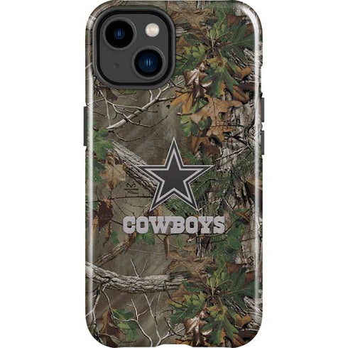 NFL Dallas Cowboys Realtree Xtra Green Camo iPhone 14 Plus Impact Case