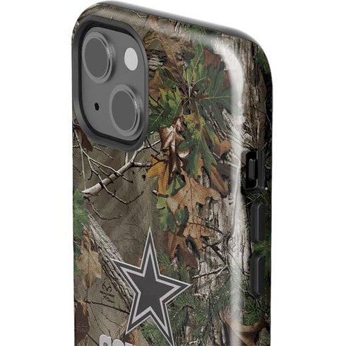 NFL Dallas Cowboys Realtree Xtra Green Camo iPhone 15 Plus Impact Case