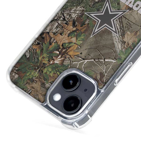 NFL Dallas Cowboys Realtree Xtra Green Camo iPhone 15 Plus MagSafe Case