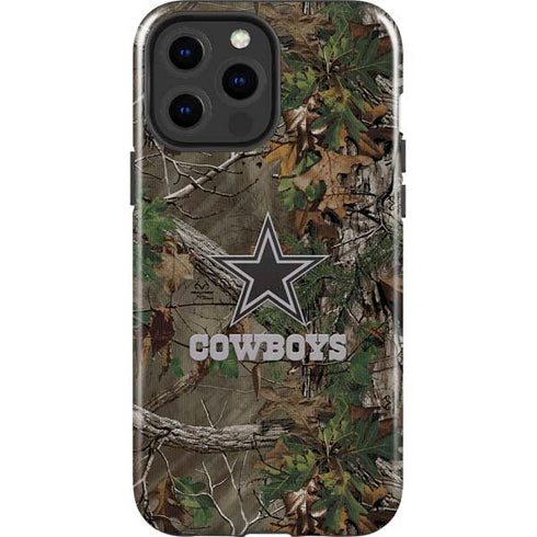 NFL Dallas Cowboys Realtree Xtra Green Camo iPhone 15 Pro Max Impact Case