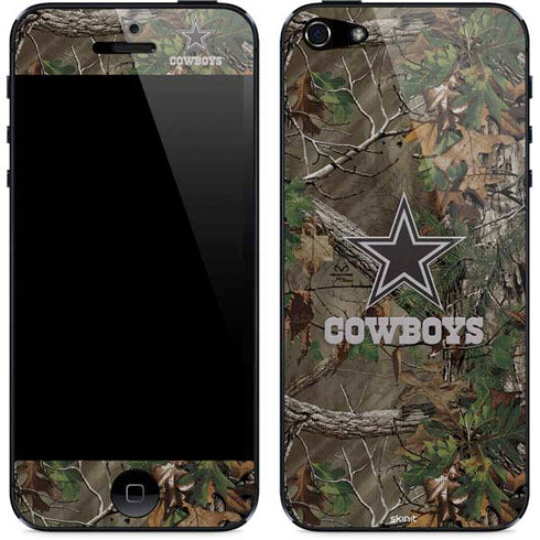 NFL Dallas Cowboys Realtree Xtra Green Camo iPhone 5/5s/5SE Skin