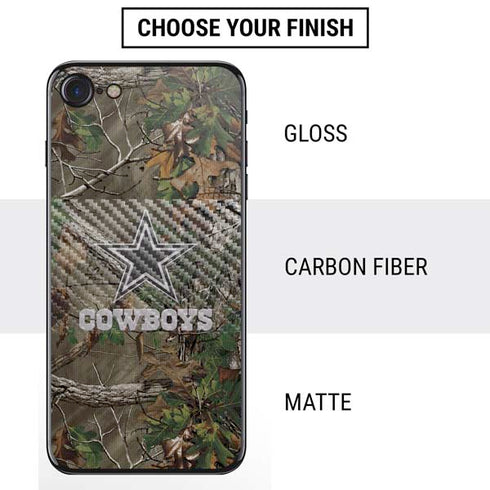 NFL Dallas Cowboys Realtree Xtra Green Camo iPhone SE (2nd & 3rd Gen) Skin