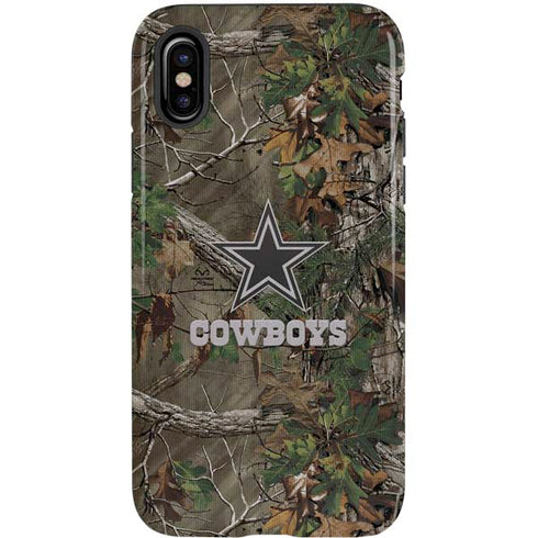 NFL Dallas Cowboys Realtree Xtra Green Camo iPhone XS Pro Case