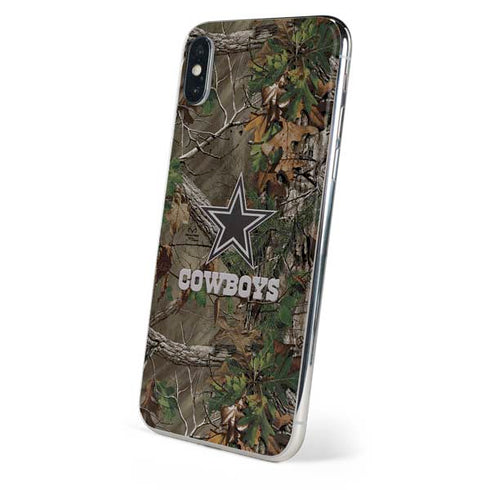 NFL Dallas Cowboys Realtree Xtra Green Camo iPhone XS Skin
