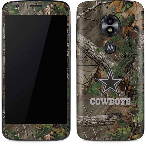 NFL Dallas Cowboys Realtree Xtra Green Camo Moto E5 Play Skin