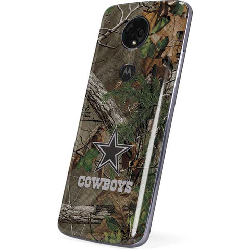 NFL Dallas Cowboys Realtree Xtra Green Camo Moto E5 Plus Skin