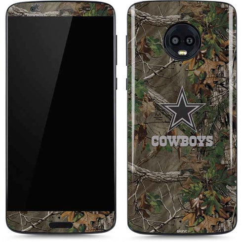 NFL Dallas Cowboys Realtree Xtra Green Camo Moto G6 Skin