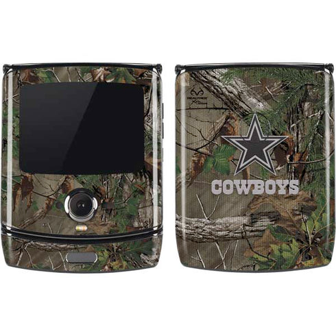 NFL Dallas Cowboys Realtree Xtra Green Camo Motorola RAZR Skin