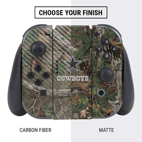 NFL Dallas Cowboys Realtree Xtra Green Camo Nintendo Switch Bundle Skin