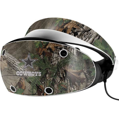 NFL Dallas Cowboys Realtree Xtra Green Camo PlayStation VR2 Skin