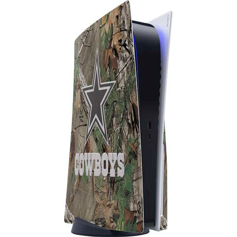 NFL Dallas Cowboys Realtree Xtra Green Camo PS5 Console Skin