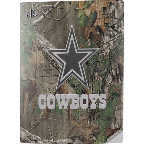 NFL Dallas Cowboys Realtree Xtra Green Camo PS5 Digital Edition Console Skin