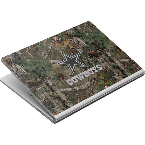 NFL Dallas Cowboys Realtree Xtra Green Camo Surface Book Skin