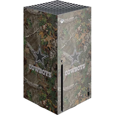 NFL Dallas Cowboys Realtree Xtra Green Camo Xbox Series X Console Skin