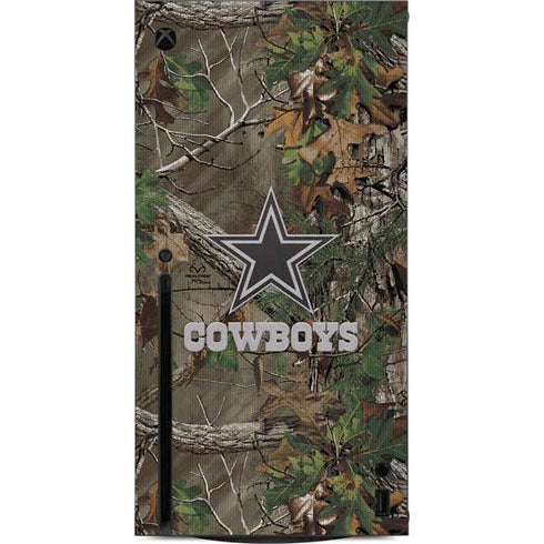 NFL Dallas Cowboys Realtree Xtra Green Camo Xbox Series X Console Skin