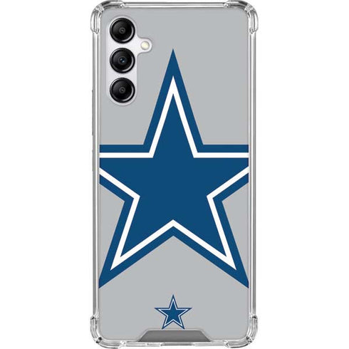 NFL Dallas Cowboys Retro Logo Galaxy A14 5G Clear Case