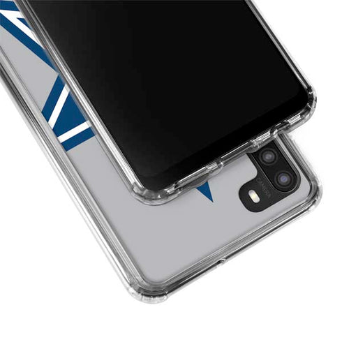NFL Dallas Cowboys Retro Logo Galaxy A21 Clear Case
