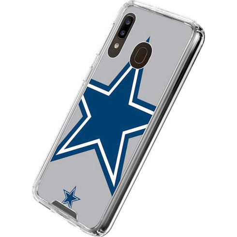 NFL Dallas Cowboys Retro Logo Galaxy A30 Clear Case