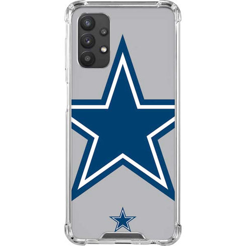 NFL Dallas Cowboys Retro Logo Galaxy A32 5G Clear Case