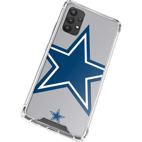 NFL Dallas Cowboys Retro Logo Galaxy A32 5G Clear Case