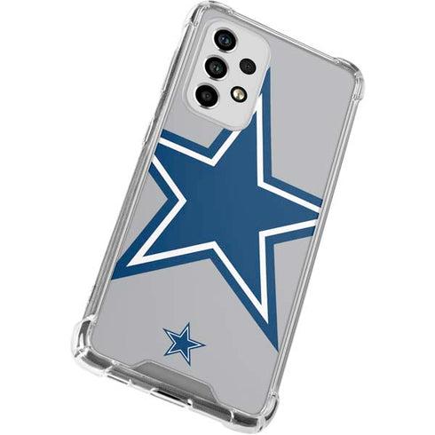 NFL Dallas Cowboys Retro Logo Galaxy A33 5G Clear Case