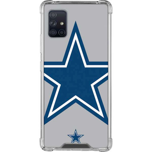 NFL Dallas Cowboys Retro Logo Galaxy A51 5G Clear Case