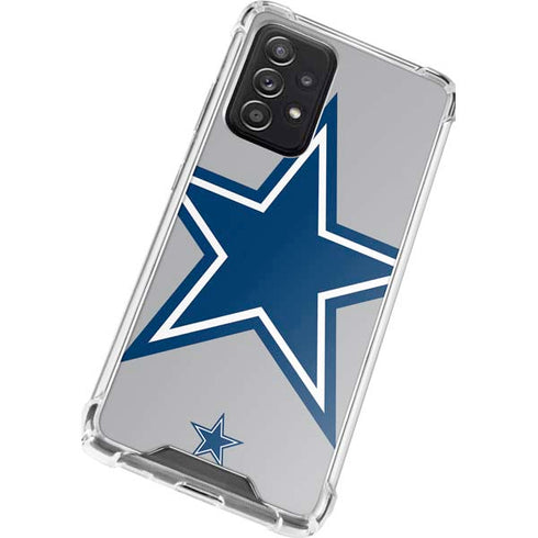 NFL Dallas Cowboys Retro Logo Galaxy A52 5G Clear Case