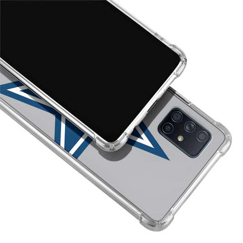 NFL Dallas Cowboys Retro Logo Galaxy A71 5G Clear Case