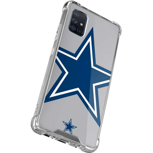 NFL Dallas Cowboys Retro Logo Galaxy A71 5G Clear Case