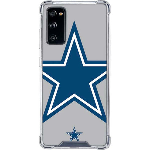 NFL Dallas Cowboys Retro Logo Galaxy S20 FE Clear Case