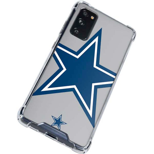 NFL Dallas Cowboys Retro Logo Galaxy S20 FE Clear Case