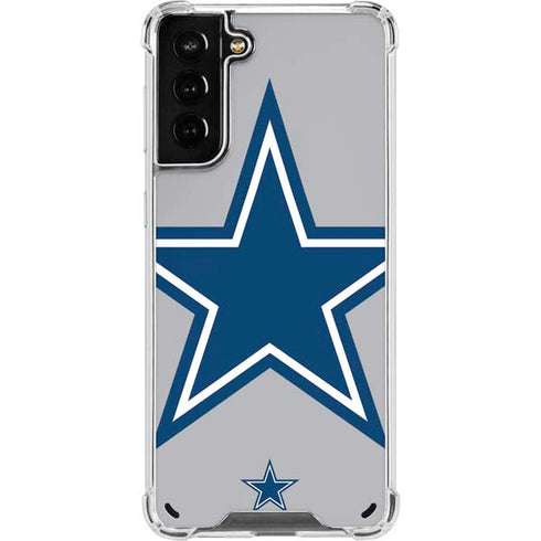 NFL Dallas Cowboys Retro Logo Galaxy S21 Plus 5G Clear Case