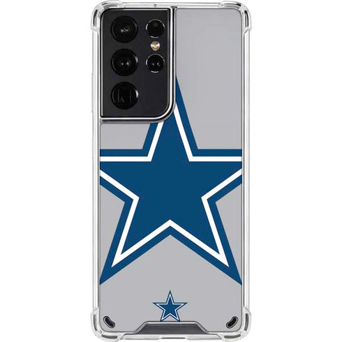 NFL Dallas Cowboys Retro Logo Galaxy S21 Ultra 5G Clear Case