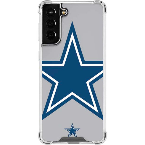 NFL Dallas Cowboys Retro Logo Galaxy S22 Plus Clear Case