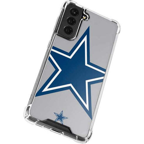 NFL Dallas Cowboys Retro Logo Galaxy S22 Plus Clear Case