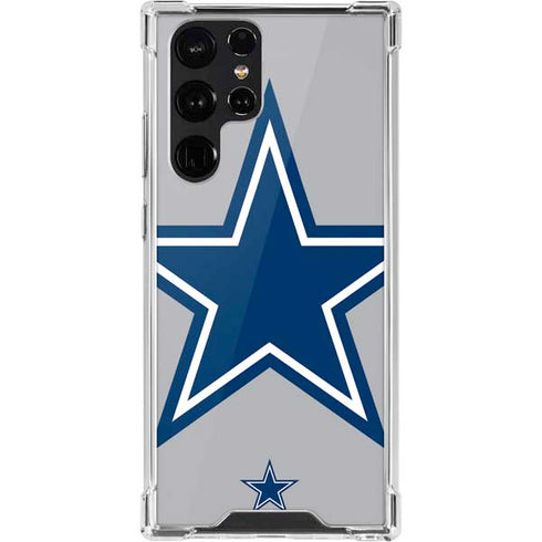 NFL Dallas Cowboys Retro Logo Galaxy S22 Ultra Clear Case