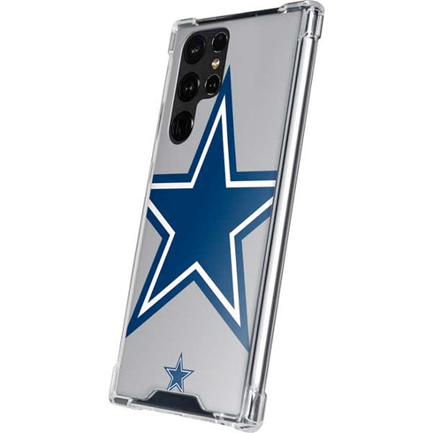 NFL Dallas Cowboys Retro Logo Galaxy S22 Ultra Clear Case
