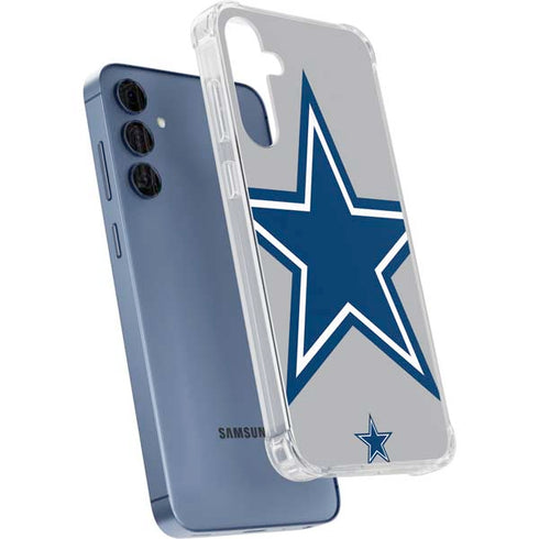 NFL Dallas Cowboys Retro Logo Galaxy S24 Clear Case