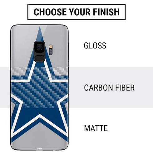 NFL Dallas Cowboys Retro Logo Galaxy S9 Skin