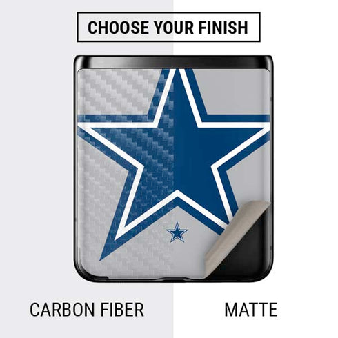 NFL Dallas Cowboys Retro Logo Galaxy Z Flip Skin