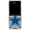 NFL Dallas Cowboys Retro Logo Galaxy Z Flip5 5G Clear Case