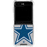 NFL Dallas Cowboys Retro Logo Galaxy Z Flip5 5G Clear Case