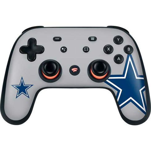 NFL Dallas Cowboys Retro Logo Google Stadia Controller Skin