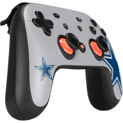 NFL Dallas Cowboys Retro Logo Google Stadia Controller Skin