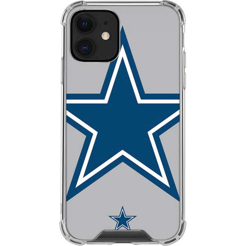 NFL Dallas Cowboys Retro Logo iPhone 12 Clear Case