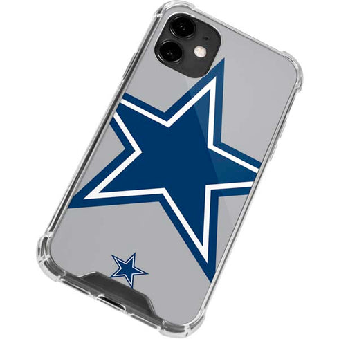 NFL Dallas Cowboys Retro Logo iPhone 12 Clear Case