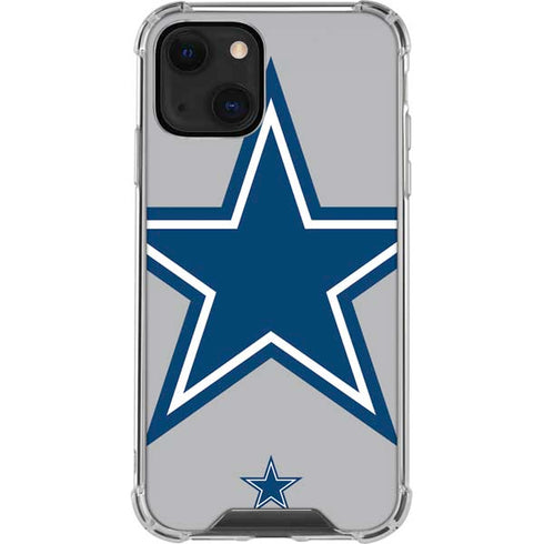 NFL Dallas Cowboys Retro Logo iPhone 15 Plus Clear Case