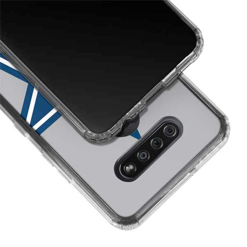 NFL Dallas Cowboys Retro Logo LG K51/Q51 Clear Case